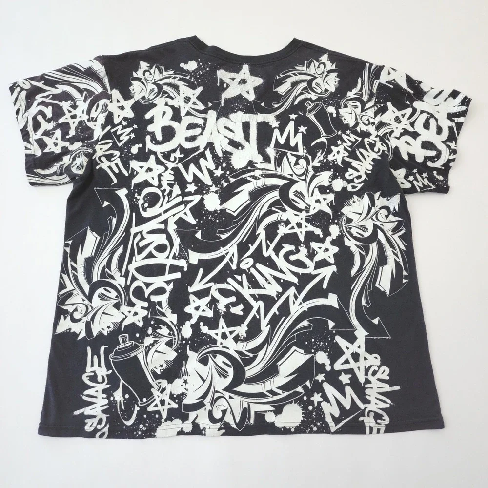 Dr Popeye Graffiti Graphic T-Shirt Men's Tattooed Popeye Beast King 3XL